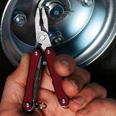 Мультитул-брелок Leatherman Squirt PS4 Red, 9 функций (831227) цвет красный | Multitool-Leatherman.Ru