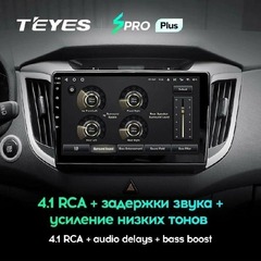 Магнитола Teyes SPRO Android 10 6/128GB IPS DSP 4G модель SPRO-6128