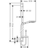 Hansgrohe Raindance Select S 26633400 Душевой гарнитур 91,5 см 3 режима