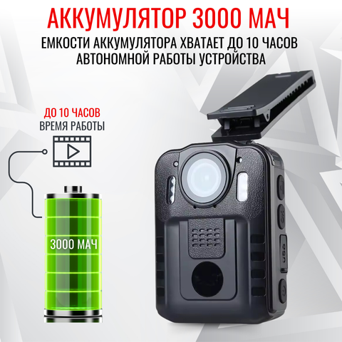 Персональный носимый видеорегистратор RIXET RX-11