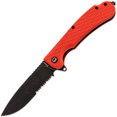 Фото Складной нож Daggerr Wocket Orange BW Serrated, сталь 8Cr14MoV, рукоять FRN