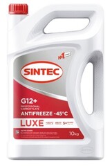 Антифриз Sintec Luxe красный G12+ (-45) 10 кг