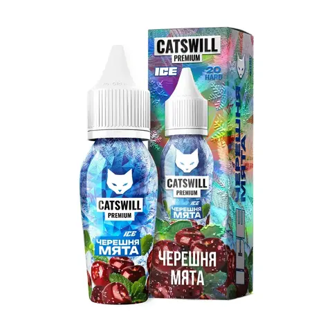 Жидкость CATSWILL PREMIUM ICE Salt 2% 30 ml - ЧЕРЕШНЯ МЯТА