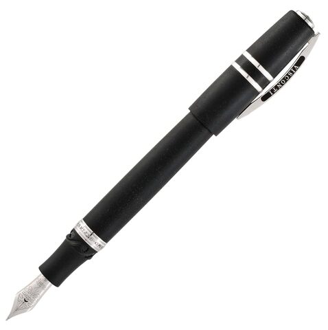 Ручка перьевая Visconti Homo Sapiens Steel Age Medium, Black CT, Pd 23K, F (Vs-589-99F)