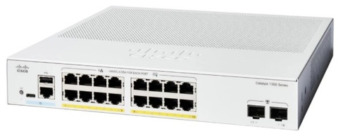 Коммутатор Cisco C1300-16T-2G