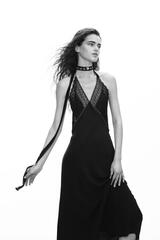ZARA ПЛАТЬЕ В БЕЛЬЕВОМ СТИЛЕ — THE ITEM, ЧЕРНЫЙ