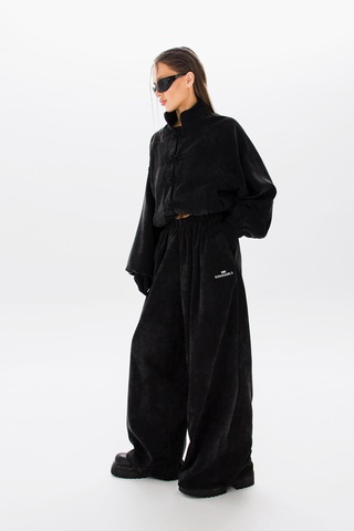 Брюки FLOW VELVET BLACK