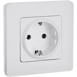 Розетка с заземлением - Legrand Inspiria - без шторок 16А 250В винтовые зажимы - белый — фото 16