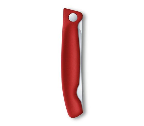 Нож кухонный складной Victorinox Classic, 110 mm, Wavy Edge, Red (6.7831.FB)