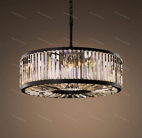 Люстра WELLES CLEAR CRYSTAL ROUND Restoration Hardware 68060841