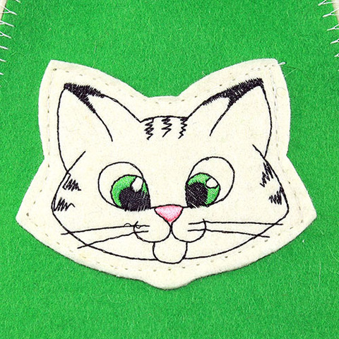 Детская шапка для бани Котёнок - 3
