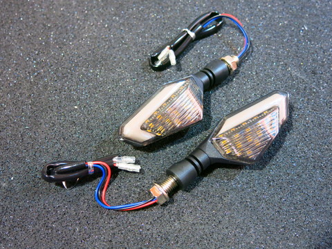 Поворотники LED универсальные Honda Kawasaki Suzuki Yamaha