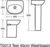 Ideal Standard Tesi T352001 Полупьедестал