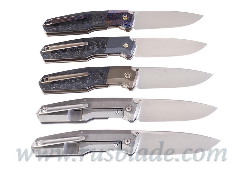 Set 5 pcs CKF/Philippe Jourget collab FIF20 Ti-CF-B-Zi - фотография 