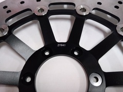 Диск тормозной передний черный на Honda CBR XX Blackbird 1100 99-07, CB 1300 1284 01-02