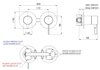 Remer Metrica MC93ZPRP Смеситель для душа, цвет: медь брашированная
