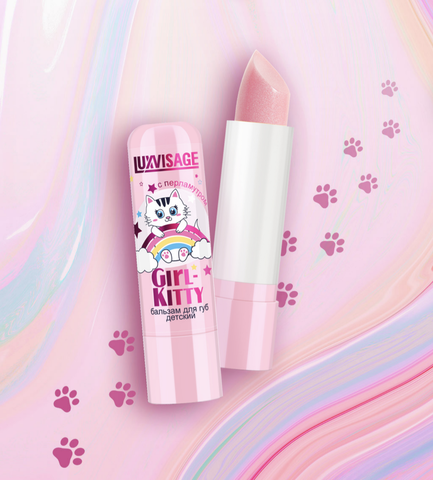 Бальзам для губ детский Girl-Kitty без блистера Lux Visage — фото 3