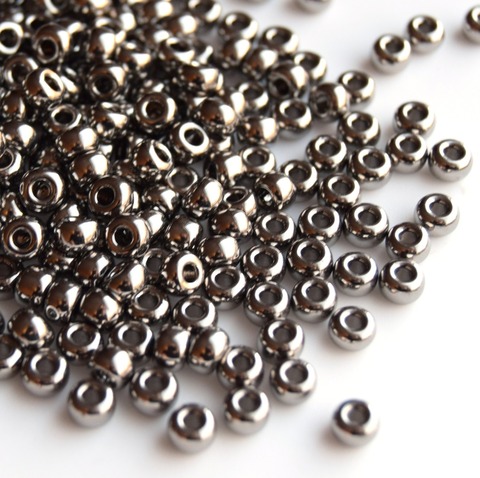 RR-0190 Бисер круглый Миюки 11/0 Никель /Miyuki round 11/0 Nickel Plated