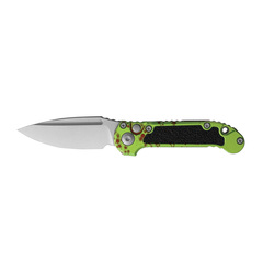 Фото Автоматический нож Microtech LUDT Gen III Zombie 1135-10Z, сталь M390MK, рукоять алюминий, салатовый
