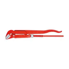 Клещи трубные угловые 45° с красным порошковым покрытием 320 мм Knipex 83 20 010