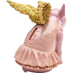 Копилка Flying Pig «Летящая свинья» 15 см, Розовый