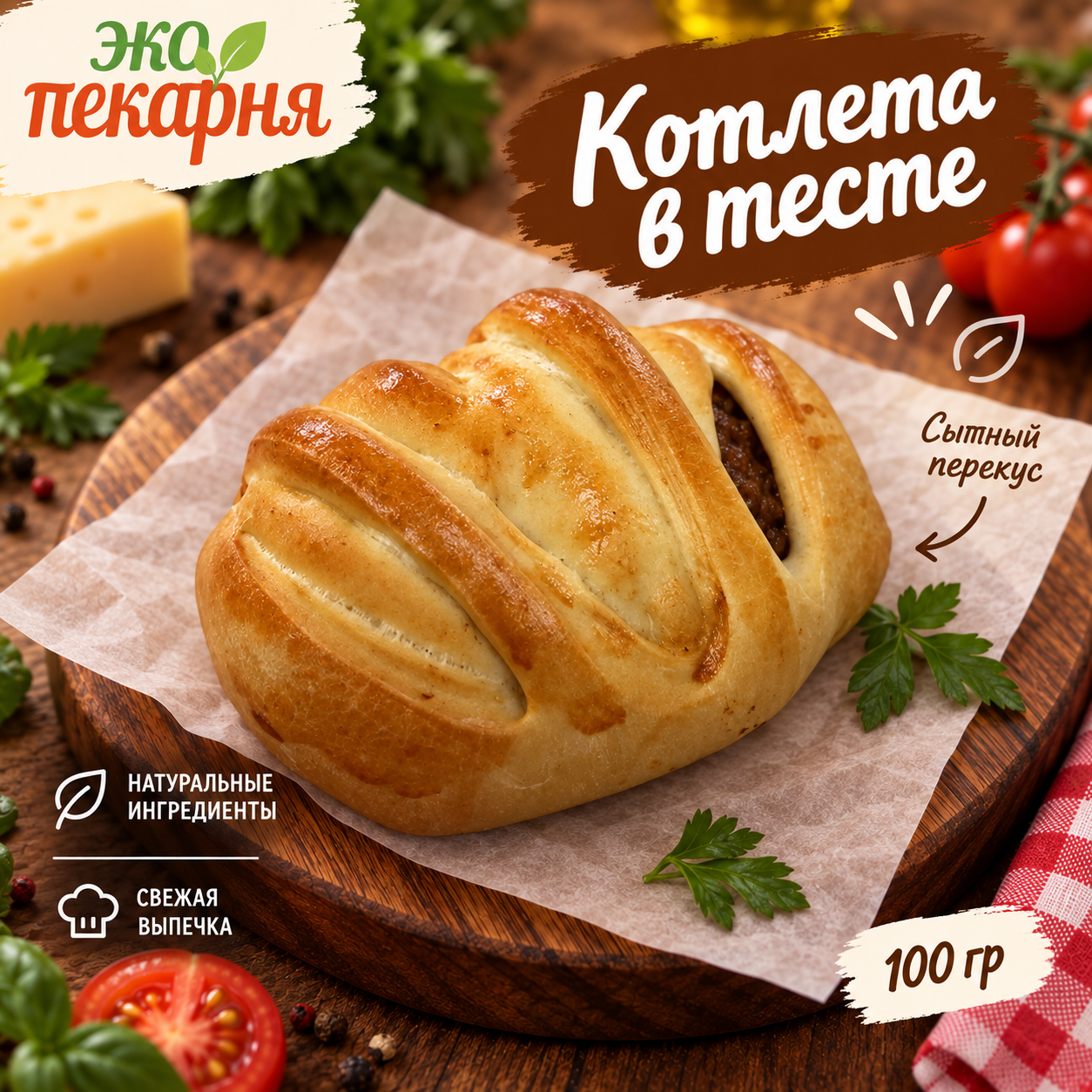 Котлета в тесте