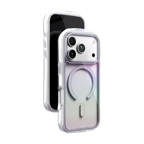 Чехол VLP iPhone 18 Pro Bubble Case с MagSafe перламутровый