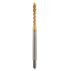 Метчик №6 -32-UNC (Машинный, винт.) DIN371 HSSE-TiN C/2-3P R45 56мм a=3,0 H-Tools 74706ETHT