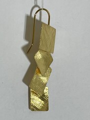 Gioia (серьги из серебра с позолотой )