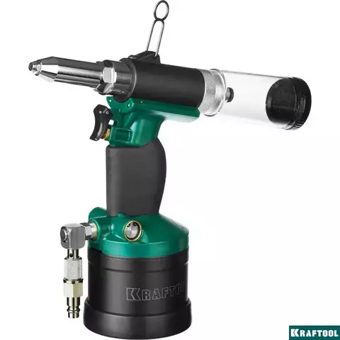 KRAFTOOL ARC-48, 2.4 - 4.8 мм, пневматический заклепочник Vacuum-Lock (31188)