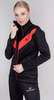 Женский утепленный лыжный костюм Nordski Base black-red - 2