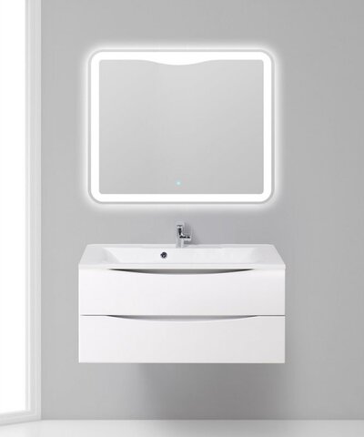 BelBagno Marino MARINO-1000-2C-SO-BO-P Тумба под раковину подвесная, 100x44.8, цвет: белый