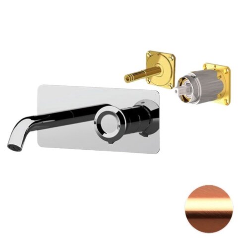 Remer Element ET15KBRP Смеситель для раковины, цвет: медь брашированная