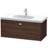 Duravit Brioso BR404701053 Тумба подвесная под раковину 1020х469х452 мм, с 1 выдвижным ящиком, цвет каштан темный 53 ((для 034210)