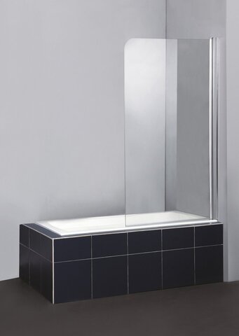 BelBagno Sela SELA-V-1-80/140-P-CR-R Душевая шторка на ванну, цвет: хром