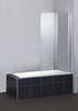 BelBagno Sela SELA-V-1-80/140-P-CR-R Душевая шторка на ванну, цвет: хром
