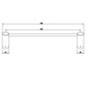 Gessi Ovale 25700#031 Полотенцедержатель 45см, цвет: хром
