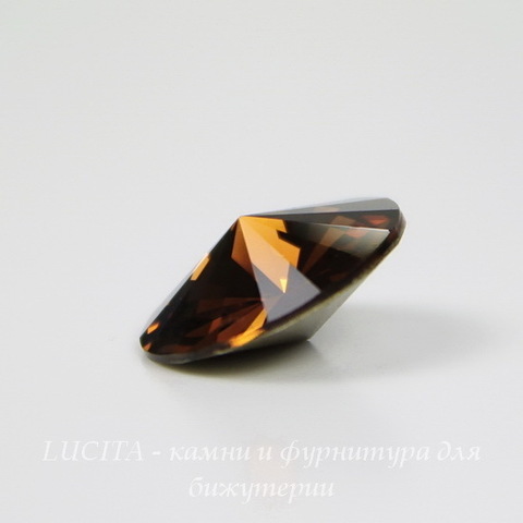 1122 Rivoli Ювелирные стразы Сваровски Smoked Topaz (14 мм)