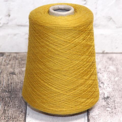 Virgin wool FIL 3 FISHANDA 1250 желтый горчичный
