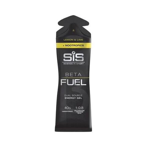 Набор углеводных гелей с кофеином SIS Beta Fuel + Nootropics 60 мл лимон и лайм