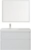 Aquanet 365922 Тумба с раковиной Nova Lite 2.0 90 L 2 ящ. цв. белый глянец (365922)