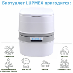 Биотуалет Lupmex 79002 24л с индикатором