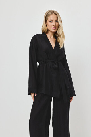 Комплект женский со штанами ARUELLE NOIR SET | Черный