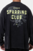 Лонгслив Boxraw Sparring Club Fire Horse Черный
