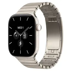 Умные часы Apple Watch Series 12 GPS + Cellular, 42mm, Pearl White Ceramic Case with Natural Link Bracelet