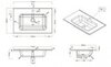 BelBagno Kraft KRAFT-700-2C-SO-CG Тумба под раковину подвесная, 140x46, цвет: серый