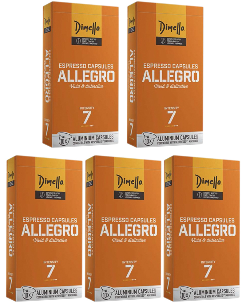 Dimello Кофе в капсулах Allegro 10 шт. - 5 уп.