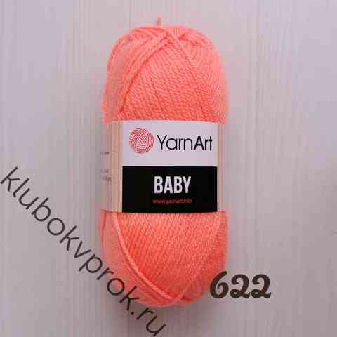 YARNART BABY 622, Персик