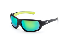 Спортивные очки LiP FLO / Matt Black - Mustard / PCPL Levanté Series ML Green Brown Lens