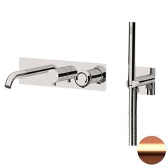 Remer Element ET53D2RP Смеситель для ванны с душевым набором, цвет: медь брашированная фото